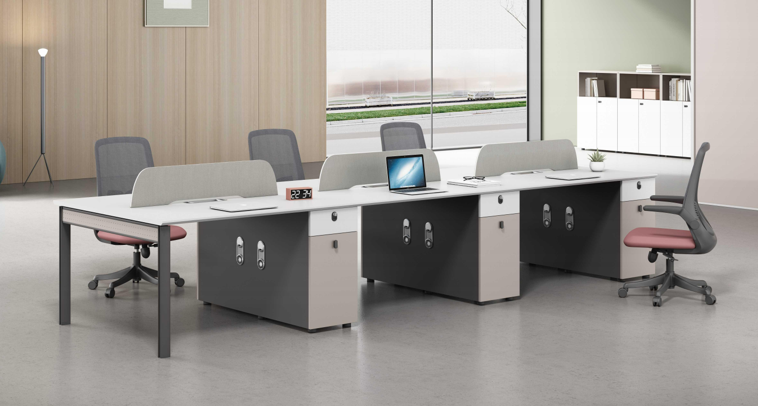 6人位辦公桌 6人位辦公桌