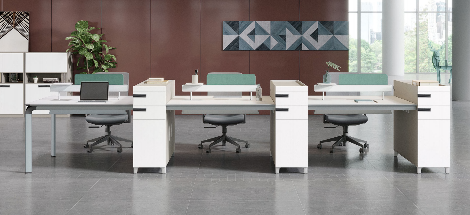 6人位辦公桌 6人位辦公桌