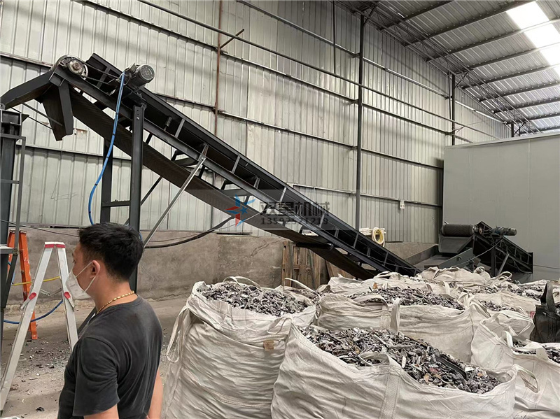 鋁型材破碎機物料破碎效果